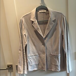 Women's cotton Gray Blazer Jacket